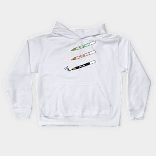 Colored pencils Kids Hoodie